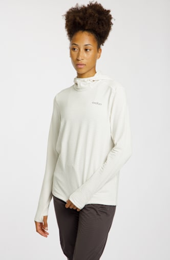 Odlo Essential Thermal Hoody Damen Midlayer Beige