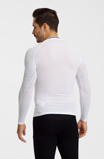 Compressport 3D Thermo Winter longsleeve hommes Blanc