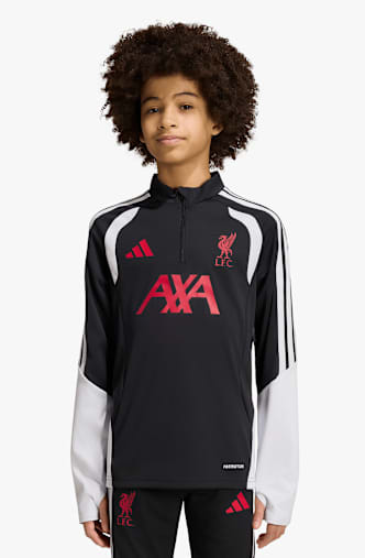 adidas Liverpool FC Tiro 26/27 Kinder Longsleeve Schwarz