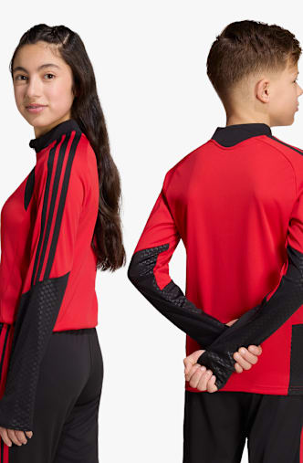 adidas Manchester United Tiro 26/27 longsleeve bambini Rosso