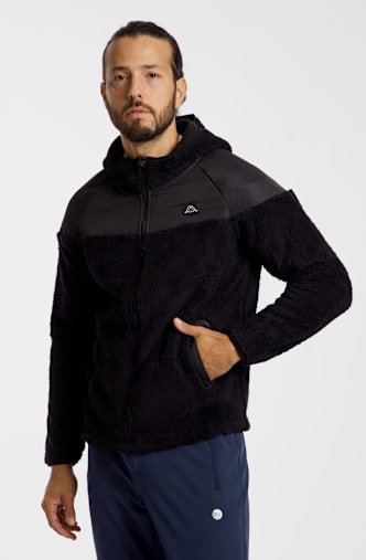 Kappa Ilui Herren Fleecejacke Schwarz