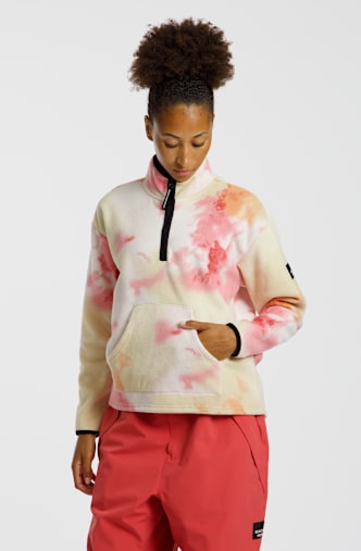 BEACH MOUNTAIN Outeniqua Half-Zip Damen Midlayer Offwhite
