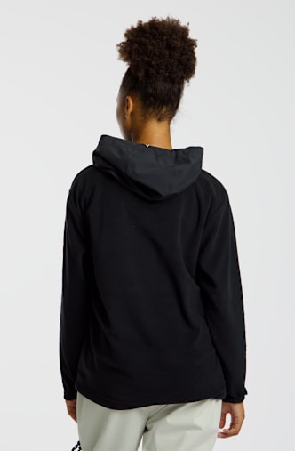 BEACH MOUNTAIN Fleece Damen Hoodie Schwarz