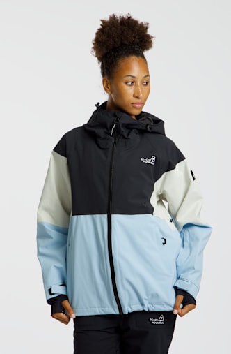 BEACH MOUNTAIN Damen Snowboardjacke Blau