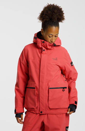 BEACH MOUNTAIN Damen Snowboardjacke Pink