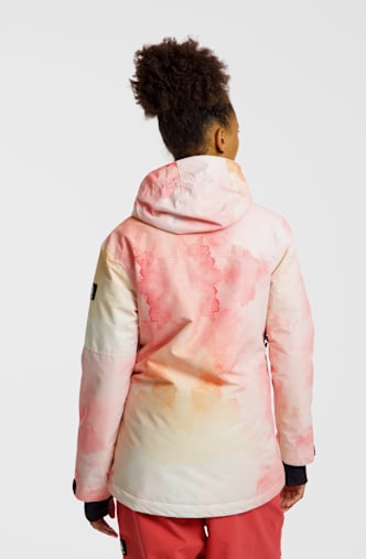 BEACH MOUNTAIN Damen Snowboardjacke Silber