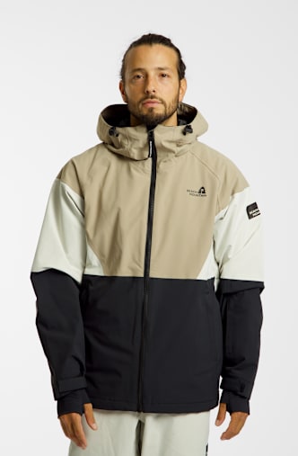 BEACH MOUNTAIN giacca da snowboard uomo Nero