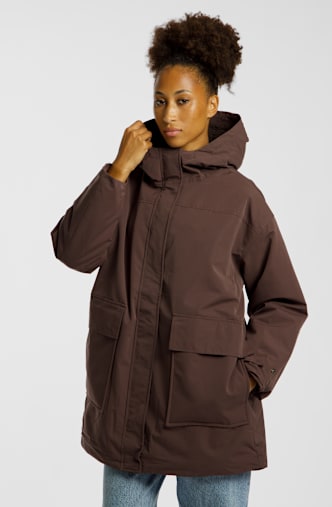 Kappa Shany Damen Parka Braun