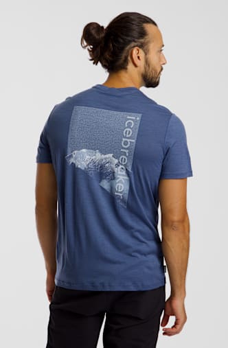 icebreaker Merino 150 Tech Lite Pure Altitude t-shirt hommes Gris
