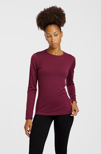 icebreaker Merino 200 Oasis manche longue thermique femmes Baie
