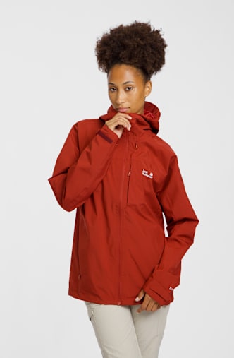 Jack Wolfskin Tempest 2L veste outdoor hommes Bordeaux