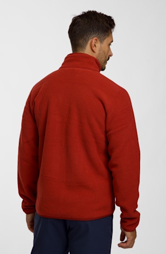Jack Wolfskin Lake Ridge midlayer hommes Bordeaux