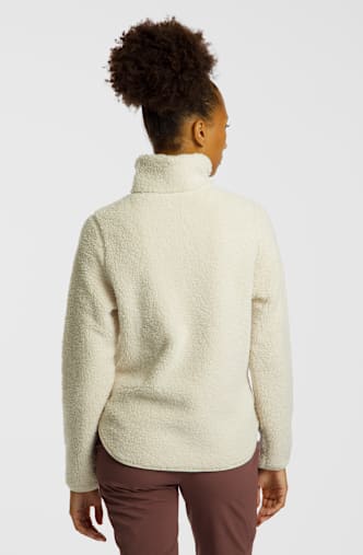 Jack Wolfskin High Curl Damen Midlayer Beige