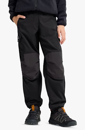 Jack Wolfskin Cargo Winter pantaloni da trekking bambini Nero