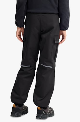 Jack Wolfskin Cargo Winter pantaloni da trekking bambini Nero