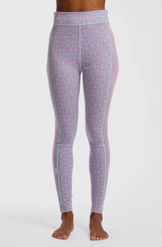 Kari Traa Rose Merino Damen Thermohose Lila