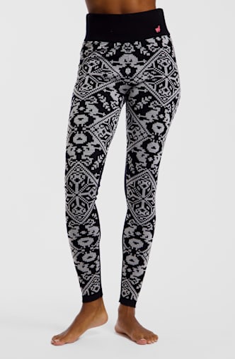 Kari Traa Saga Merino Damen Thermohose Schwarz