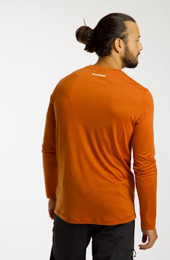 MAMMUT Tree Wool FL longsleeve hommes Orange