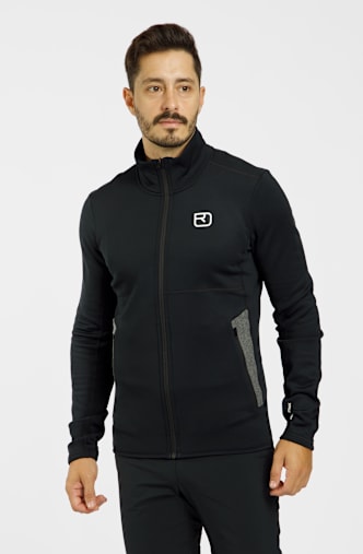 Ortovox Fleece Herren Midlayer Schwarz