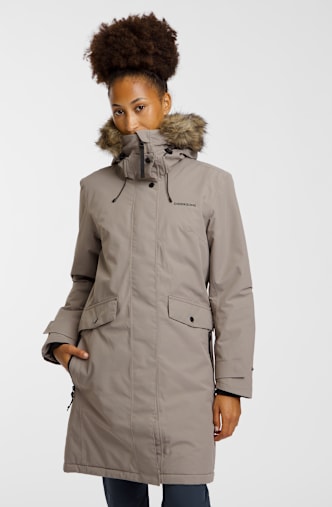 Didriksons Erika Damen Outdoormantel Beige