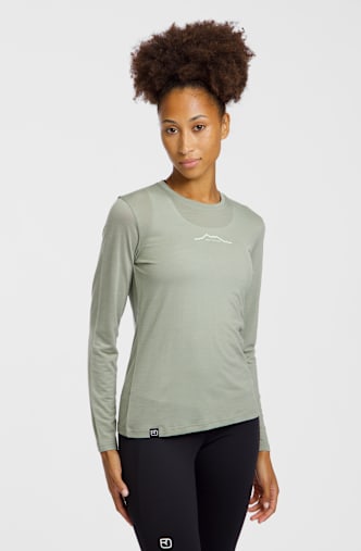 Ortovox 150 Cool Mountain Damen Longsleeve Grün