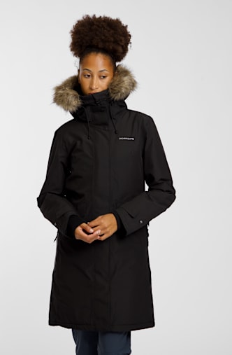 Didriksons Erika manteau outdoor femmes Noir
