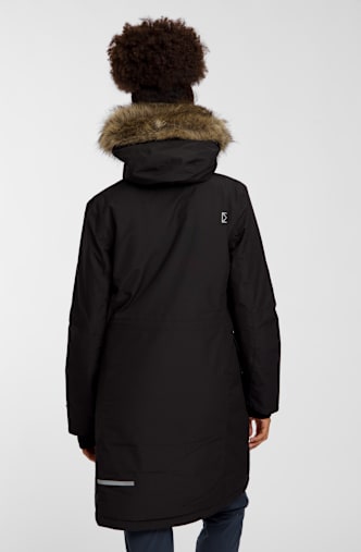 Didriksons Erika manteau outdoor femmes Noir