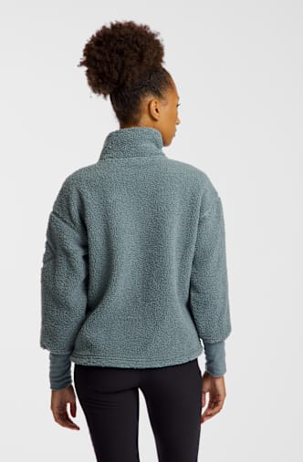 Didriksons Mella midlayer femmes Bleu Clair