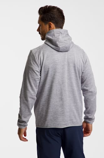 The North Face TNF Performance Fleece Hooded Full-Zip midlayer uomo Grigio Chiaro