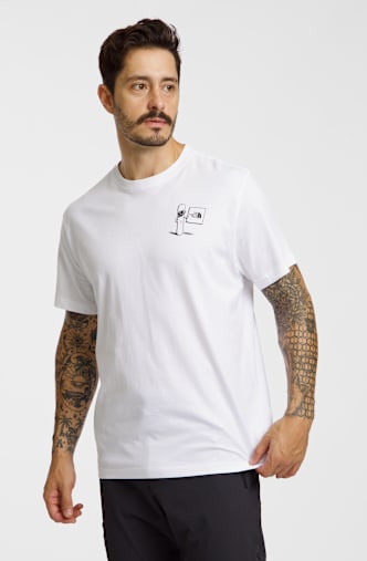 The North Face Opposites Attract Graphic Relaxed t-shirt hommes Blanc