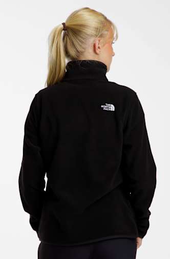 The North Face Glacier 1/4 Zip Damen Midlayer Schwarz