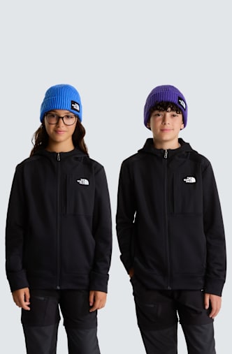 The North Face Performance Fleece Hooded midlayer enfants Noir