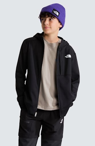 The North Face Performance Fleece Hooded midlayer enfants Noir