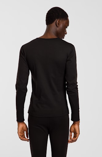 46 NORD Core Warm manche longue thermique hommes Noir