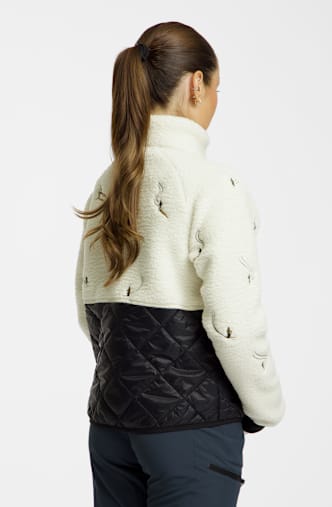 Helly Hansen Bliss Hybrid Fleece midlayer femmes Blanc Cassé