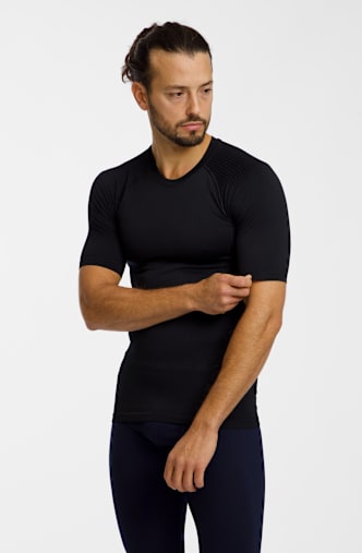 Odlo Performance Warm t-shirt thermique hommes Noir