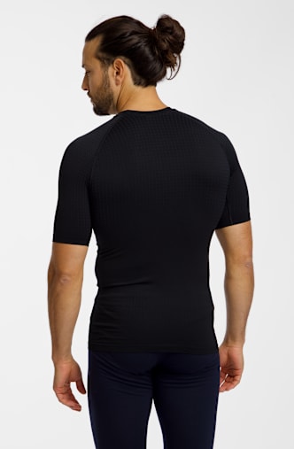 Odlo Performance Warm Herren Thermoshirt Schwarz