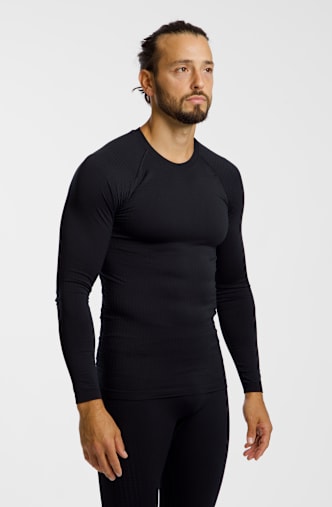 Odlo Performance Warm maniche lunghe termica uomo Nero