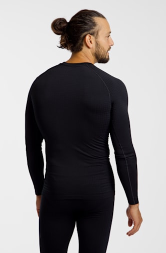 Odlo Performance Warm maniche lunghe termica uomo Nero