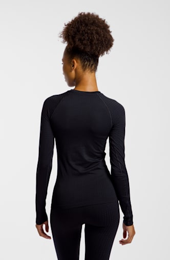 Odlo Performance Warm manche longue thermique femmes Noir