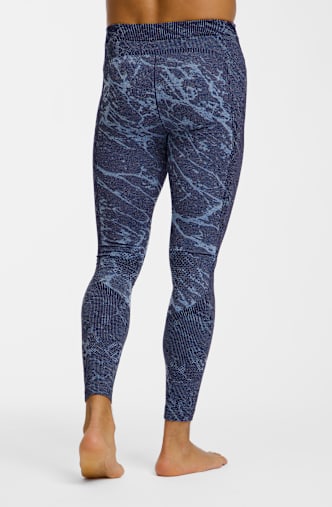 Odlo Performance Warm Blackcomb Herren Thermohose Blau