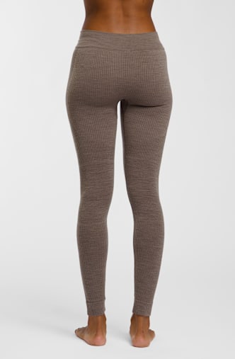 Odlo Seamless Performance Wool Damen Thermohose Braun
