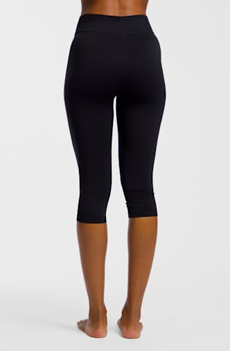 Odlo Performance Warm leggings termici 3/4 donna Nero