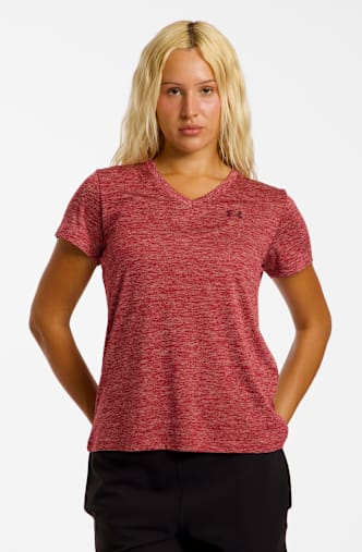 Under Armour UA Tech™ Twist V t-shirt donna Rosso