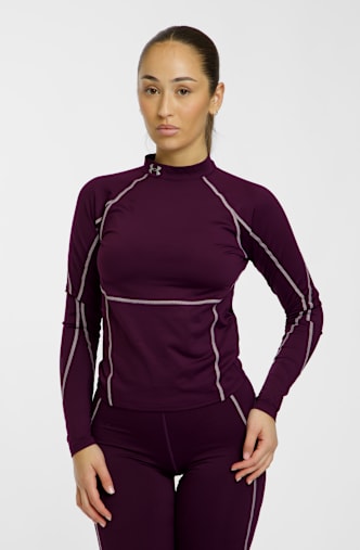 Under Armour ColdGear® Elite longsleeve femmes Violet