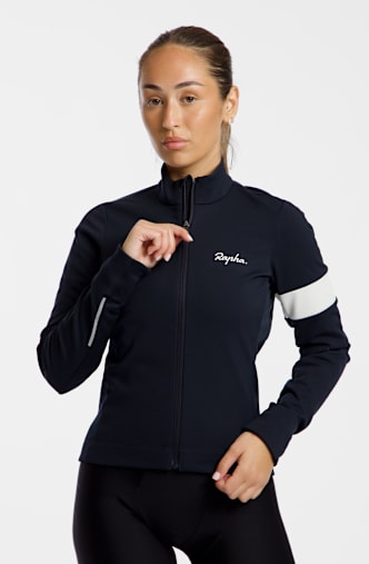 Rapha Core Winter Damen Bikejacke Schwarz