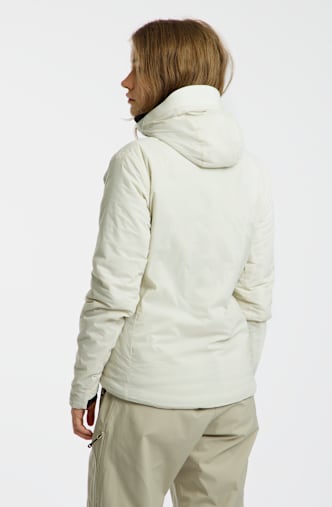 SCOTT Insuloft Light Hooded midlayer femmes Blanc Cassé