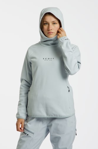 SCOTT Defined Warm Damen Hoodie Blau