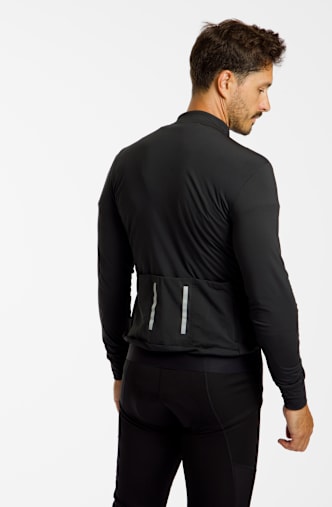 Stoke Colobra Thermal LS Herren Biketrikot Schwarz