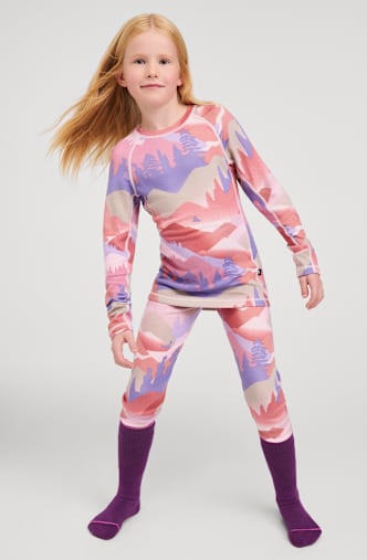 reima Taitoa Kinder Thermo Unterwäsche Set Pink